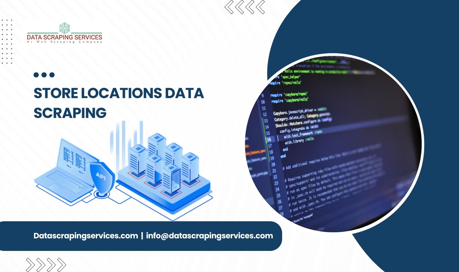 Store locations data scraping
